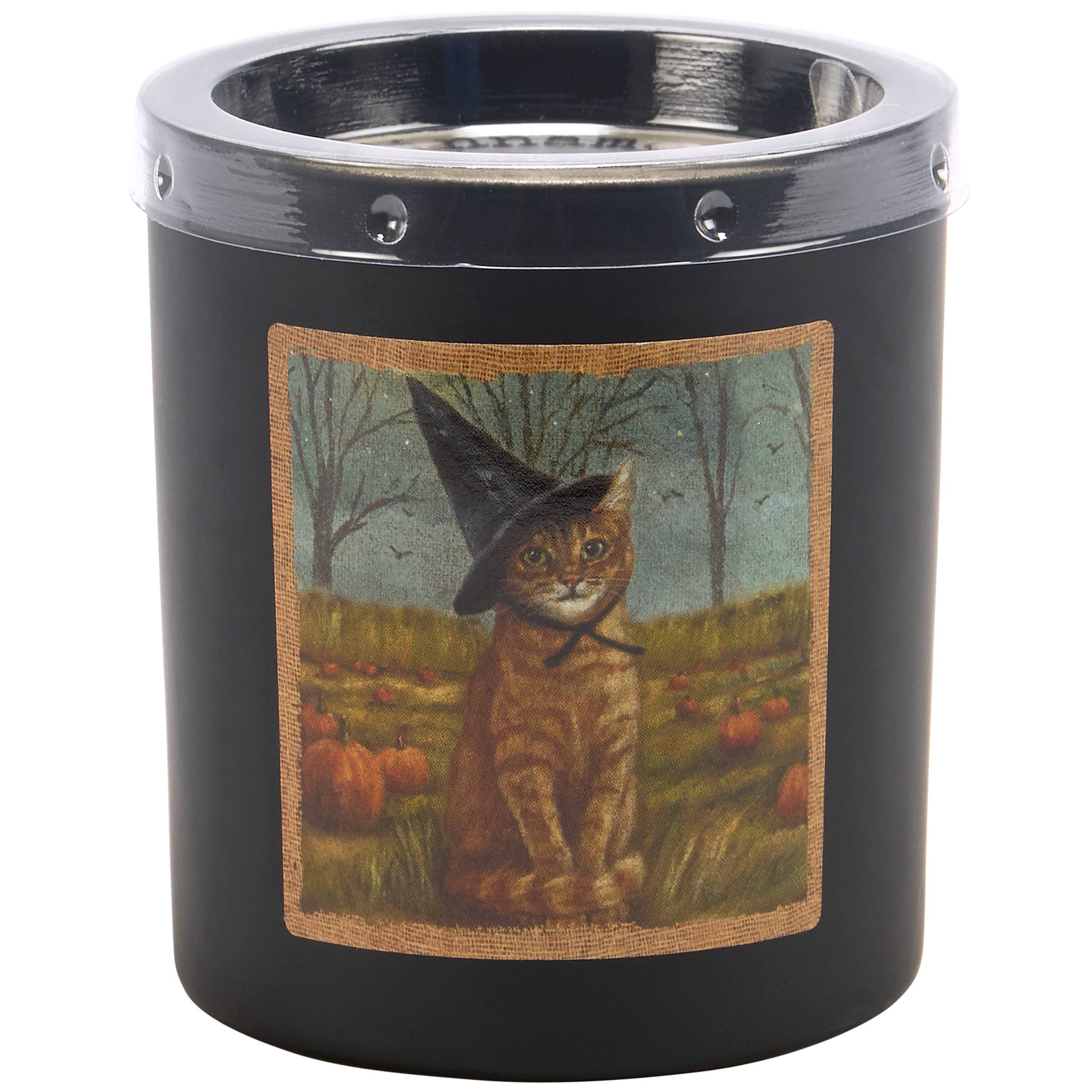 Primitives by Kathy - Wholesale Jar/Filled Candle - Cat As A Witch Candle4