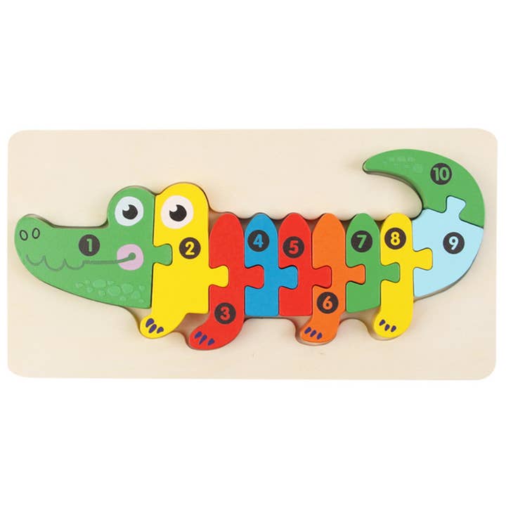 JSBlueRidge Toys - Wholesale Puzzle - Kids - Animal Wooden Puzzles Brain Game Back To School Kids Toy
