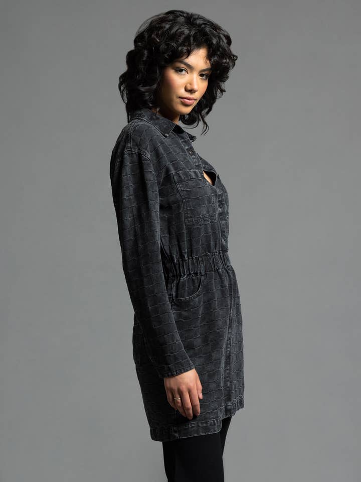 Weekend Los Angeles - Wholesale Dress - Women's - Checkered Pattern Dress - ADORIA DRESS6