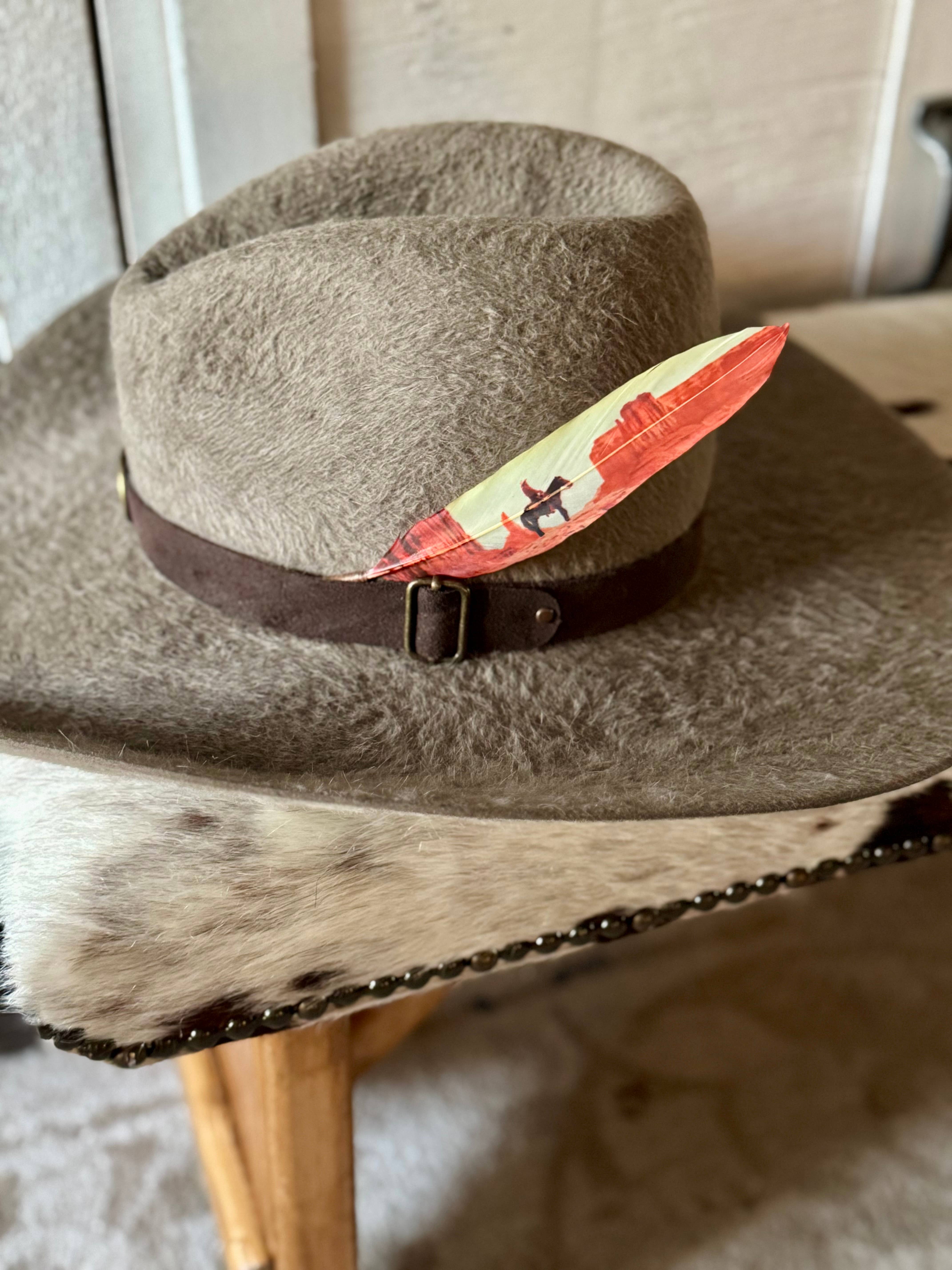 Buckaroo Supply Company - Wholesale Hat Accessory - Women's - Desert Cowboy Hat Feather - Western Hat Accessory3
