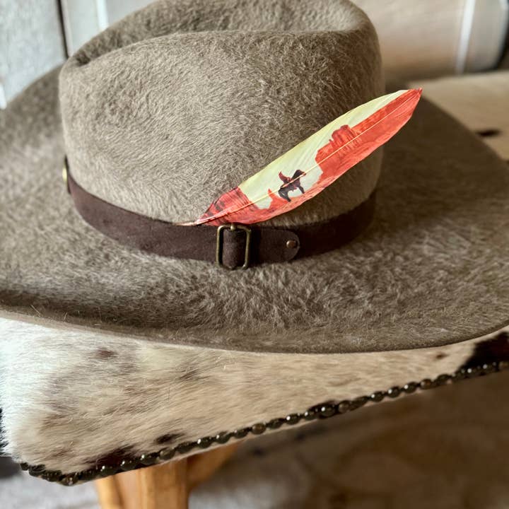 Buckaroo Supply Company - Wholesale Hat Accessory - Women's - Desert Cowboy Hat Feather - Western Hat Accessory3