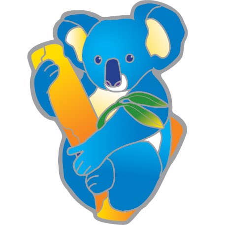 Suncatcher Aussie Blue Koala voor wholesale door Illumination Mandalas
