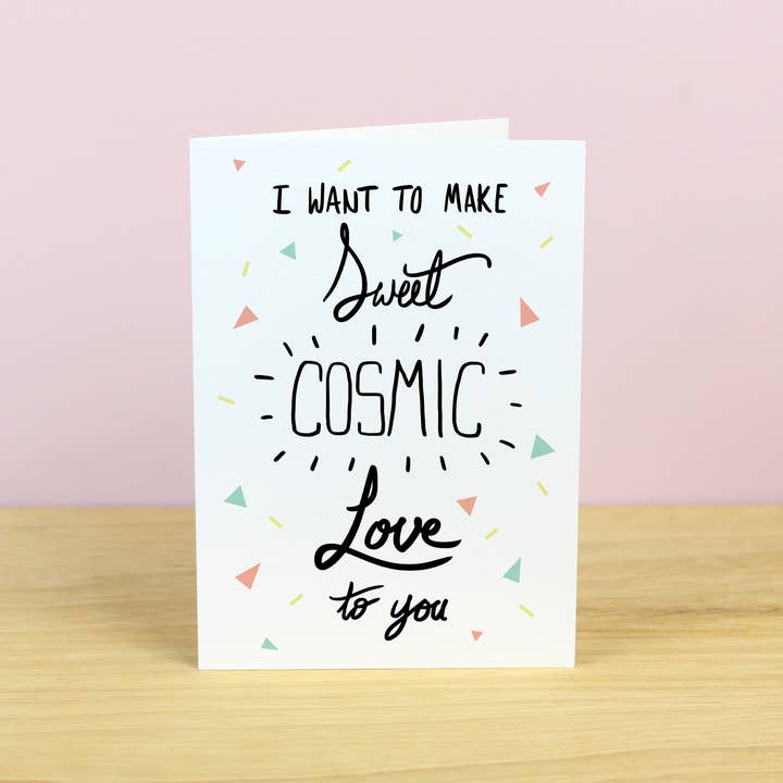 Sweet Cosmic Love wenskaart voor wholesale door Ink Bandit