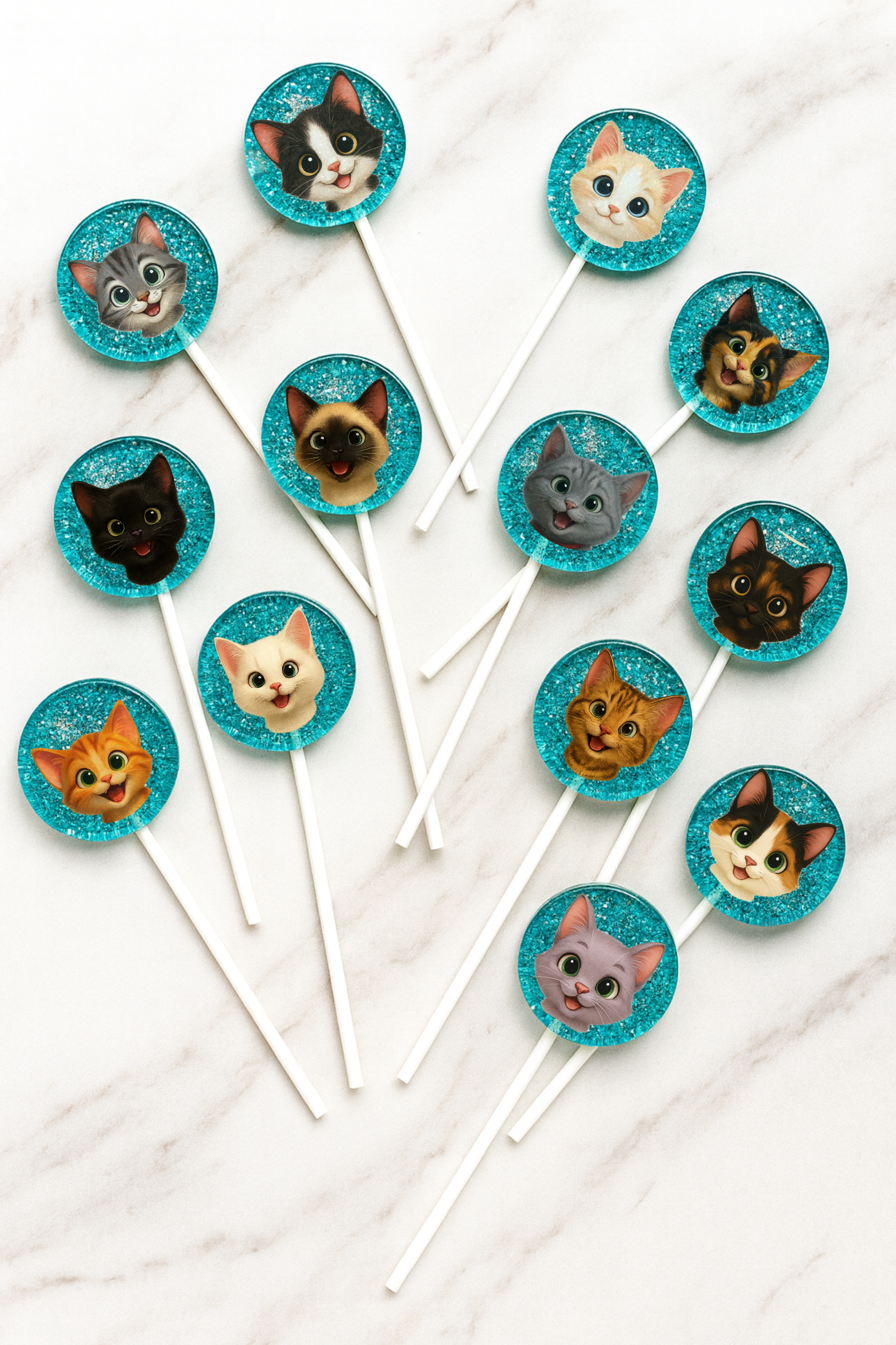 TheLollipopStudio - Wholesale Lollipop - Cat Lover Lollipops, Cat Face Lollipops, Pet Boutique Candy1