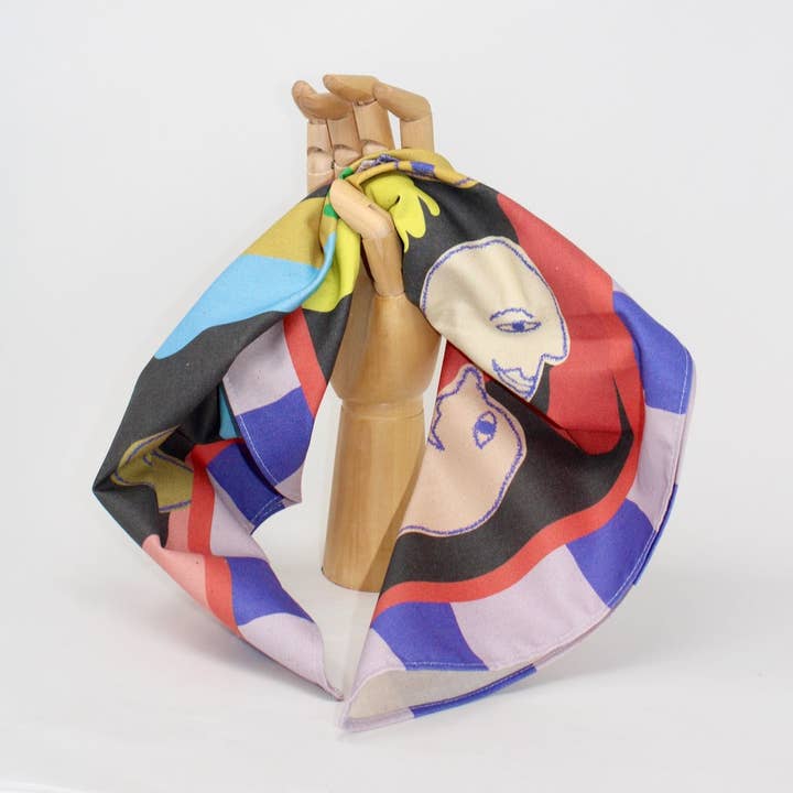 Ark Colour Design – wholesale Bandana – Unisex – Big Waves, Happy Faces Bandana1