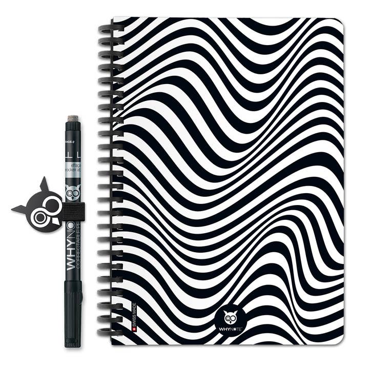 Reusable Notebook - A5 - Waves for wholesale by WhyNote Book