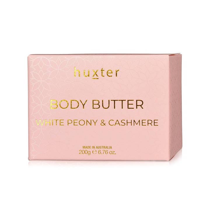 Huxter - Wholesale Body balm/butter - 200gm Body Butter - White Peony & Cashmere (Pink)1