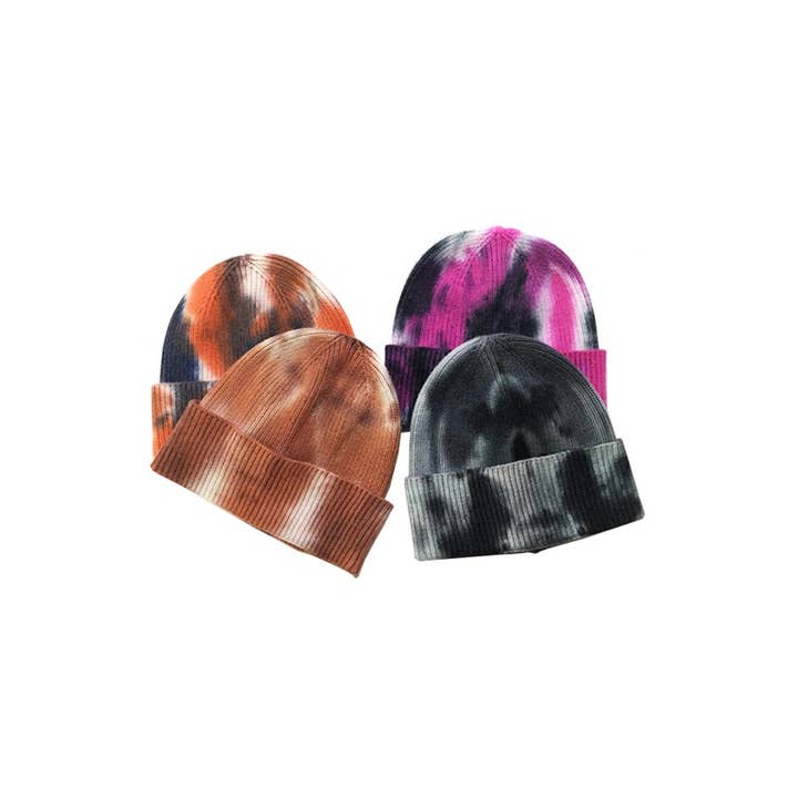 Suzie Q USA - Wholesale Beanie - Women's - Tie-Dye Knit Beanie8
