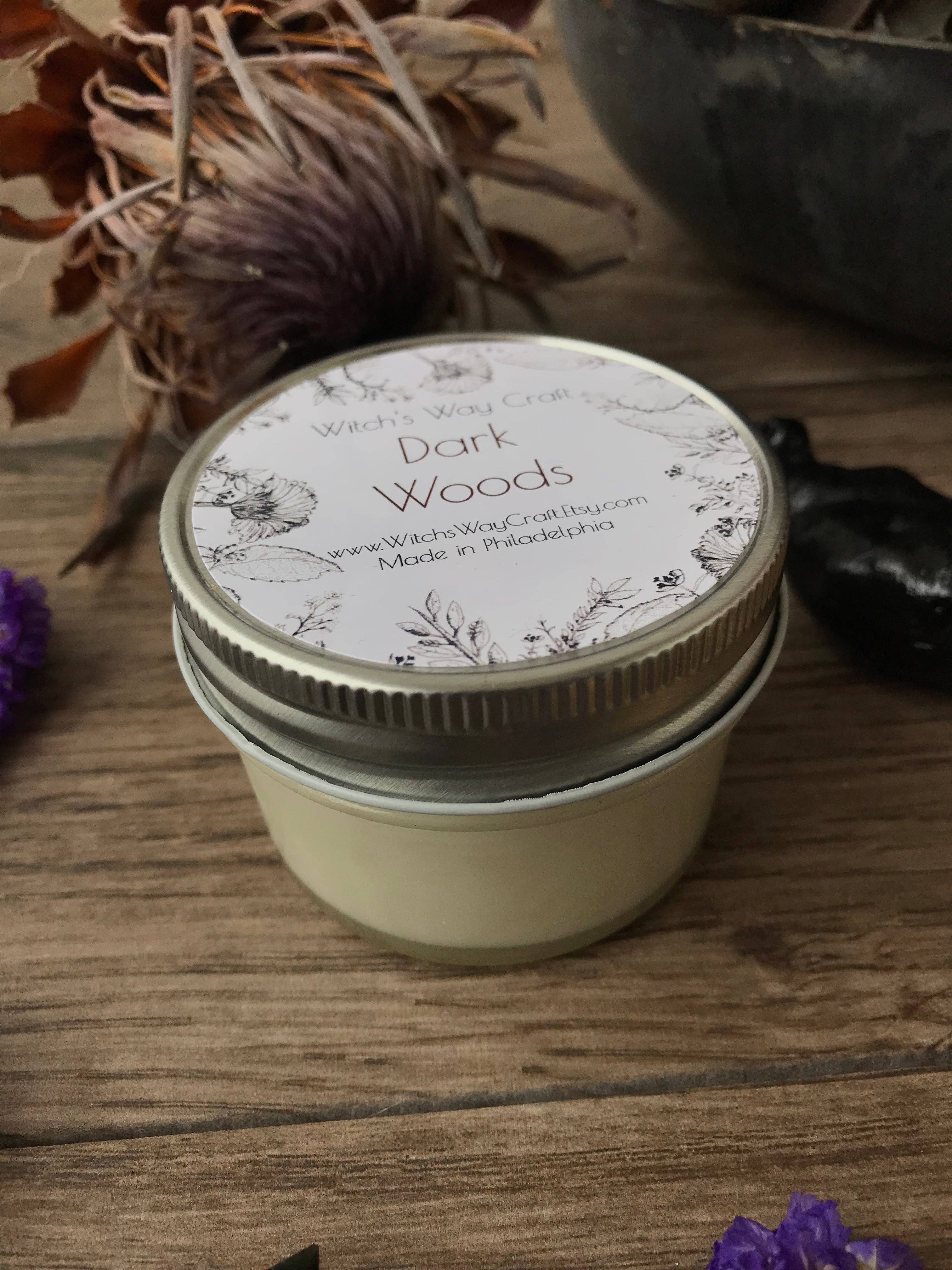 Witch's Way Craft - Wholesale Jar/Filled Candle - Dark Woods - Scented Soy Candle2