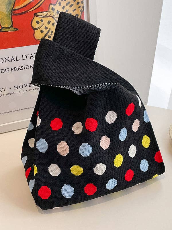 KK Bloom - Venta al por mayor Bolsa de asa- Mujer - Bolsos de lunares multicolores1