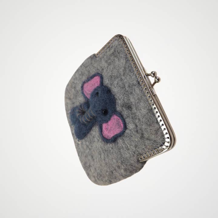 Feltiful – wholesale Coin purse – Women’s – Handmade Felted Clip Purse5