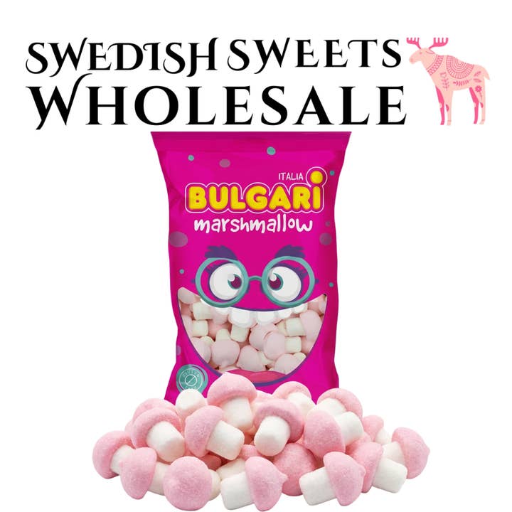 Jumbo Skumfidus Svampe - Bulgari for engroshandel hos Swedish Sweets Wholesale LLC - Swedish Candy