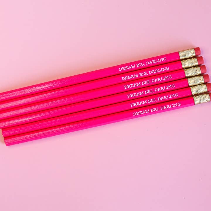 Birdie Mae Designs - Wholesale Pencil - "Dream Big, Darling" Pencil Set2