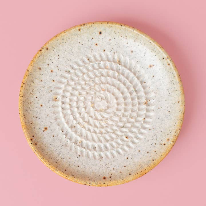 Alfar Tierra Cocida - Wholesale Grater - Small Ceramic Garlic Grater Plate / Sand0