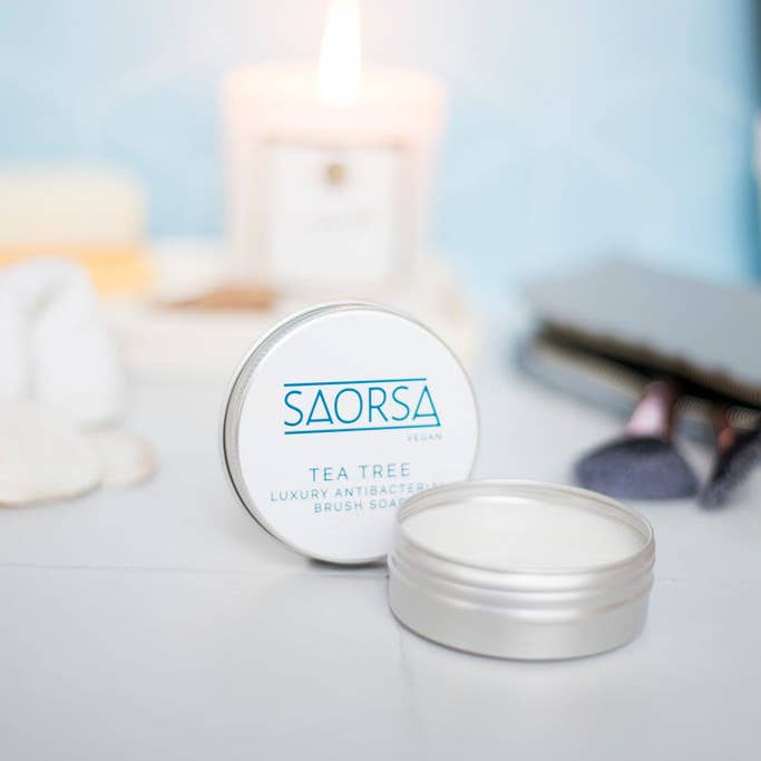 It's The Thought – wholesale Makeup brush cleaner – Tea Tree Antibacterial Vegan Brush Soap1