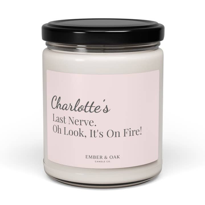 Personalized Gifts, Custom Birthday Gift, Gifts For Her, Home Gift, Funny Gag Gift, Unique Gifts, Funny Mom's Last Nerve Candle for wholesale by Blue & Willow