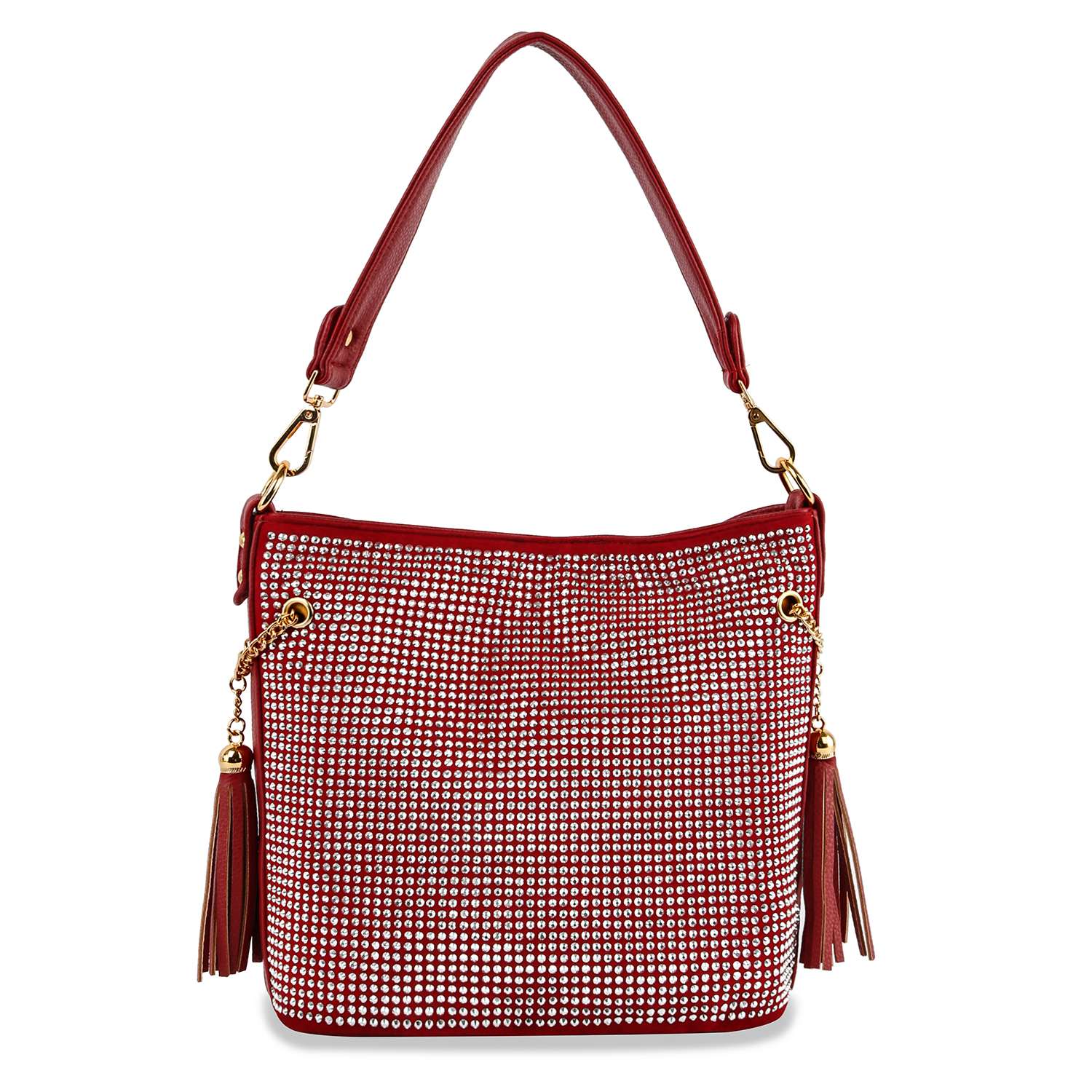 Handbag Express - Wholesale Shoulder Bag - Women's - Sparkling Rhinestone Hobo Handbag30