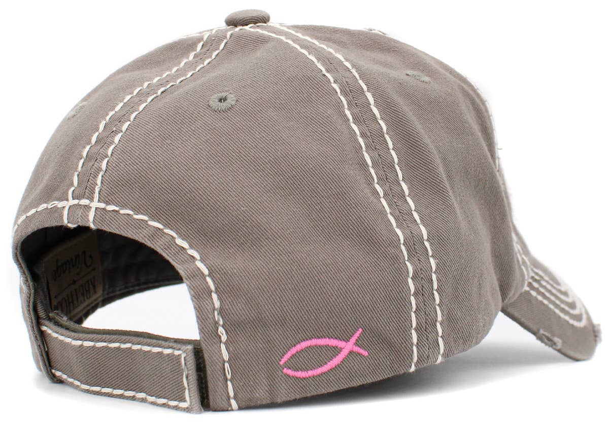 KBETHOS - Wholesale Baseball Cap - Women's - With God All Things Are Possible Vintage Ballcap5