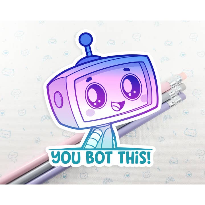 Robot You Bot This Sticker for wholesale by FunUsual Suspects
