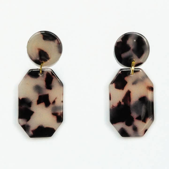 Mod Emerald Earrings for wholesale by Lena Vera