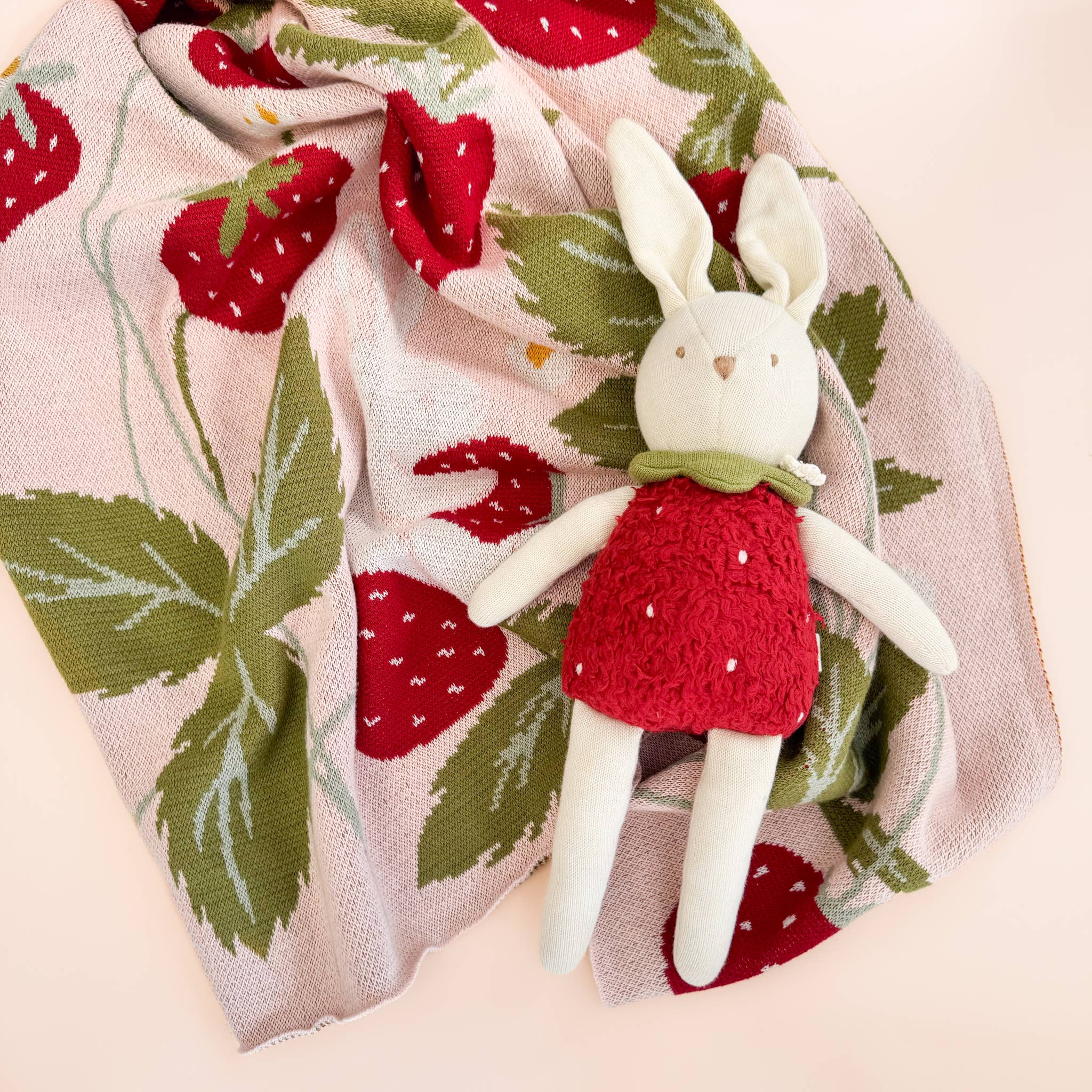 The Blueberry Hill - Wholesale Bedding Blanket - Kids & Baby - Blanket Strawberry Bunny Organic Baby Decor Christmas Gift7