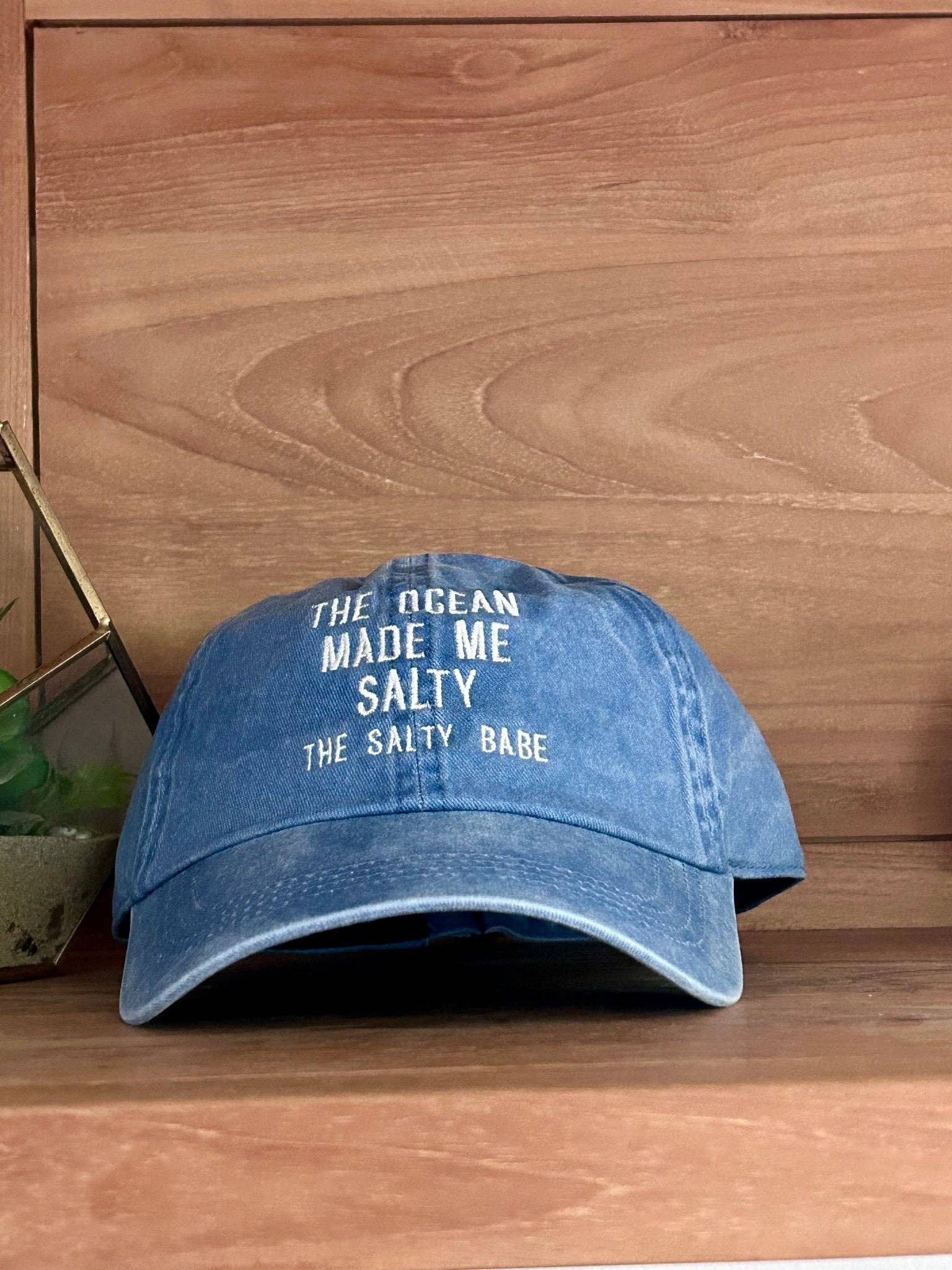 The Salty Babe - Wholesale Baseball Cap - Women's - The Ocean Made Me Salty Baseball Hat10