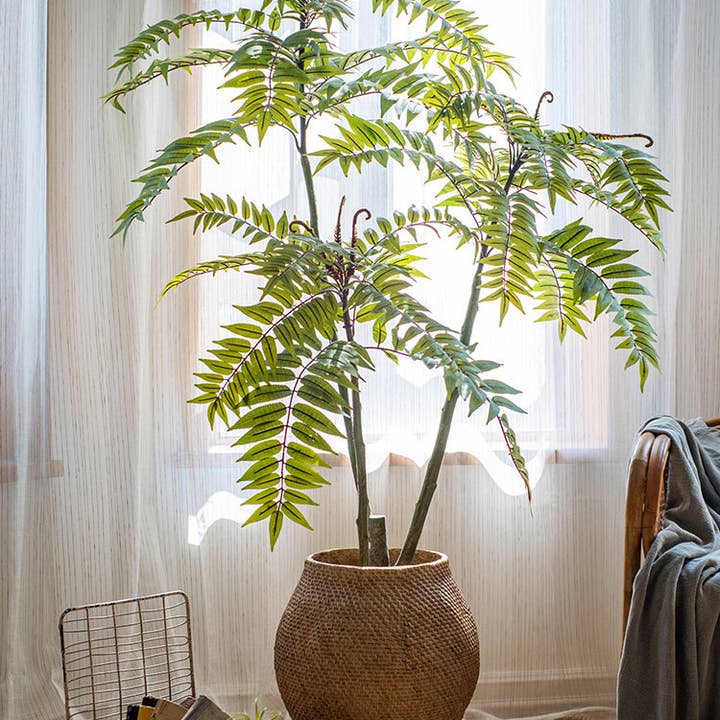 Rustic Reach - Wholesale Plant Pot - Large Basket Cement Pot Backyard Planter7