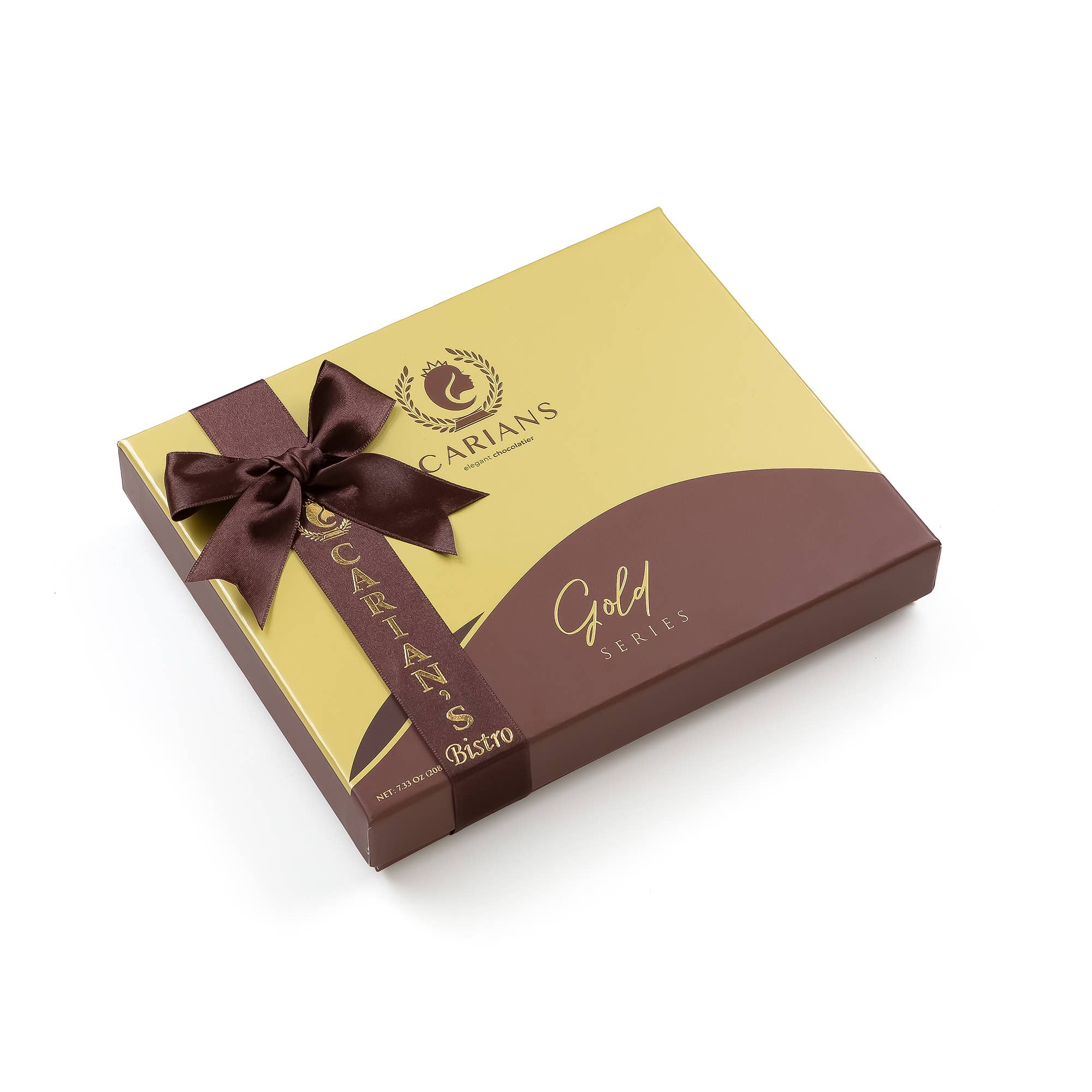 Carian's Bistro Chocolates - Wholesale Chocolate Box -  Valentine's Chocolate Gift Box Gold, Premium Luxury Box2