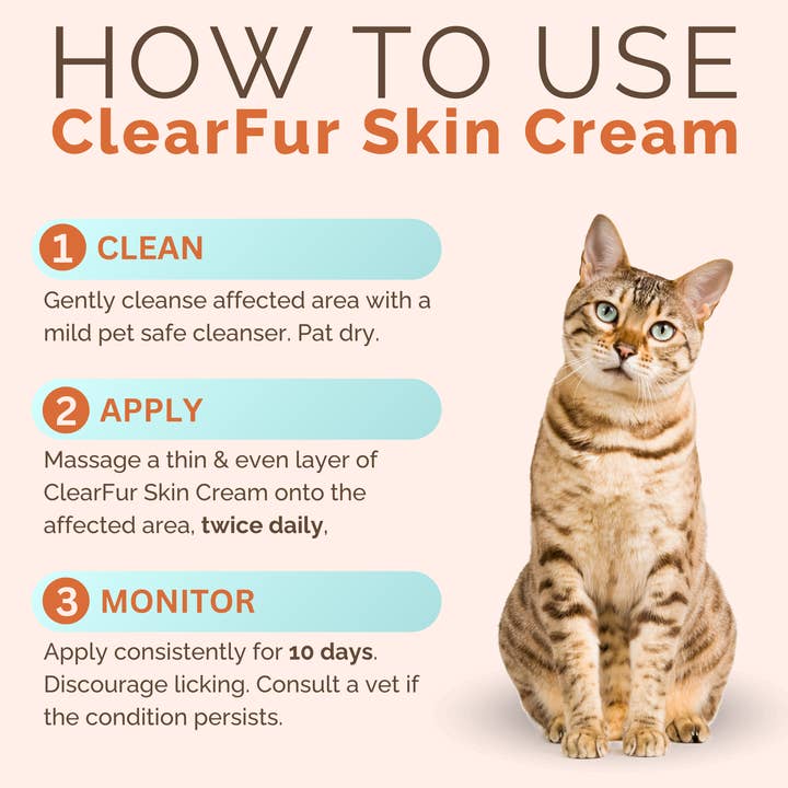ClearFur - Wholesale Pet Paw Protection - Hot Spot & Itch Relief Cream for Dogs & Cats 2oz14