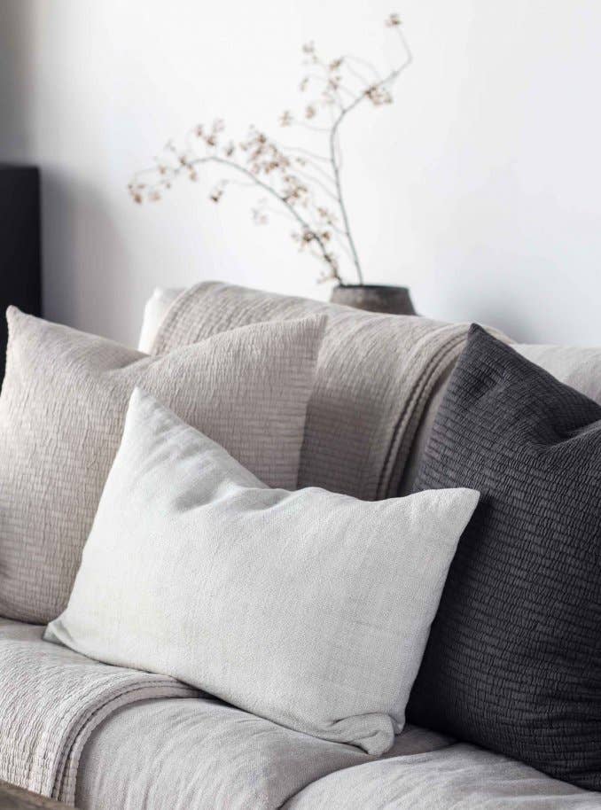 Tell Me More - Vente Housse de coussin - Housse de coussin Margaux 40 x 60 cm en lin épais13