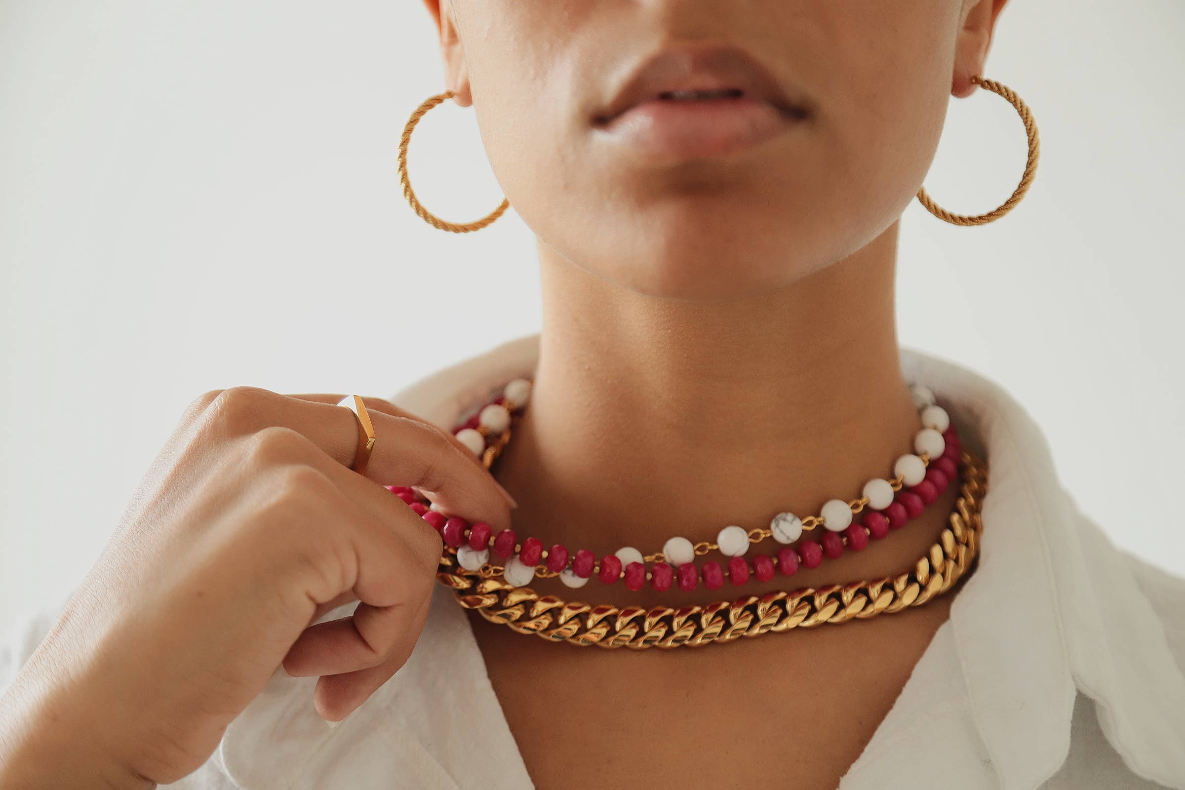 BELJOY - Wholesale Beaded/Pearl Necklace - Lucille Beaded Necklace || Choose Style9