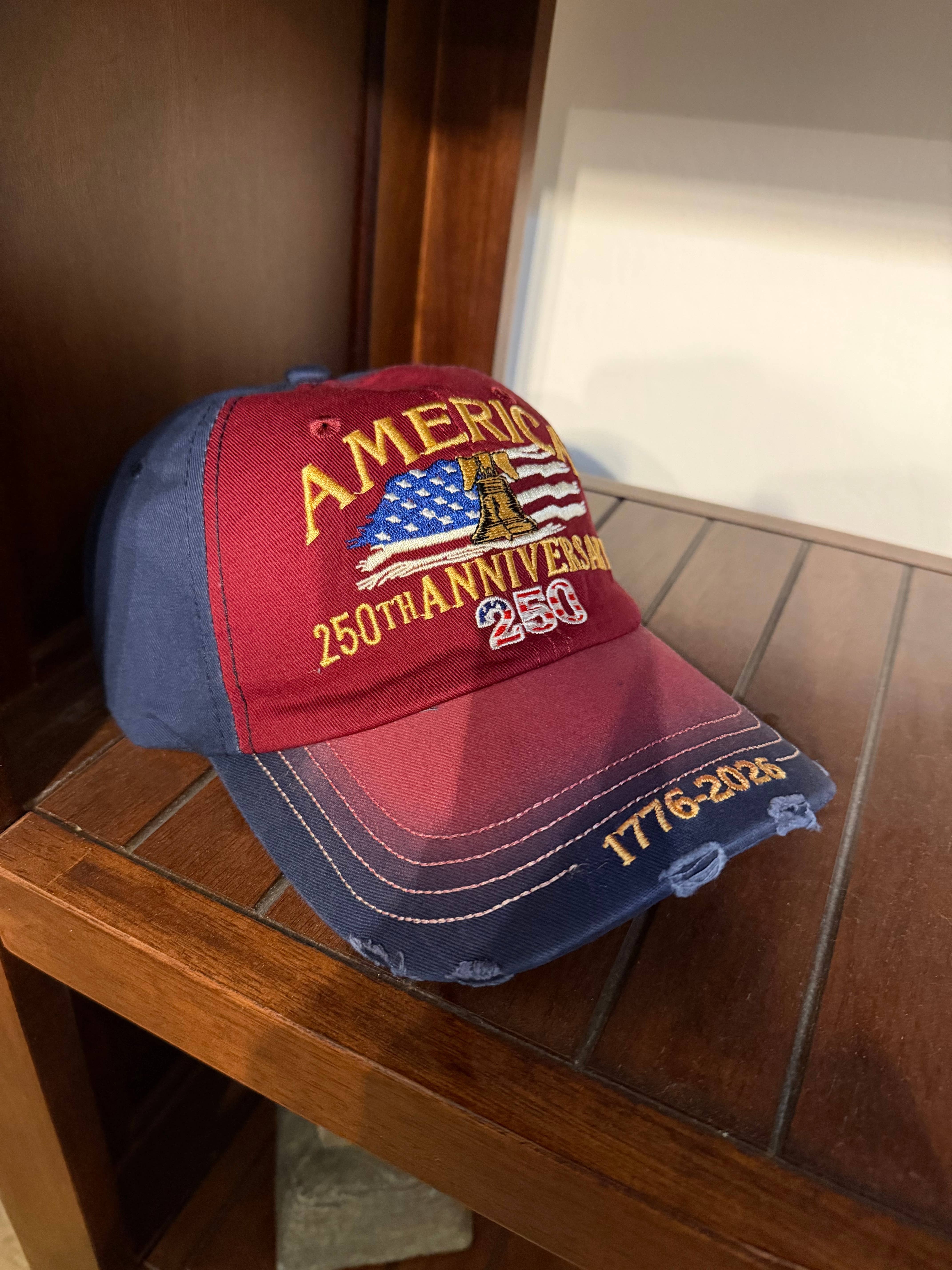 Serenity Collective - Wholesale Baseball Cap - Unisex - 250th Anniversary Embroidered Baseball Cap1