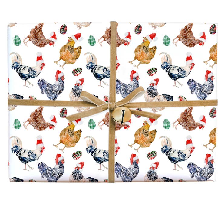 Christmas Chickens in Santa Hats Single Sheet Gift Wrap and other Purchase Wholesale christmas chicken. Free Returns & Net 60 Terms on Faire trending on Faire.