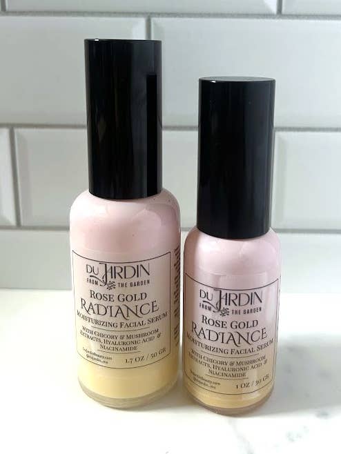 Rose Gold Radiance Moisturizing Serum for wholesale by Du Jardin Beauty