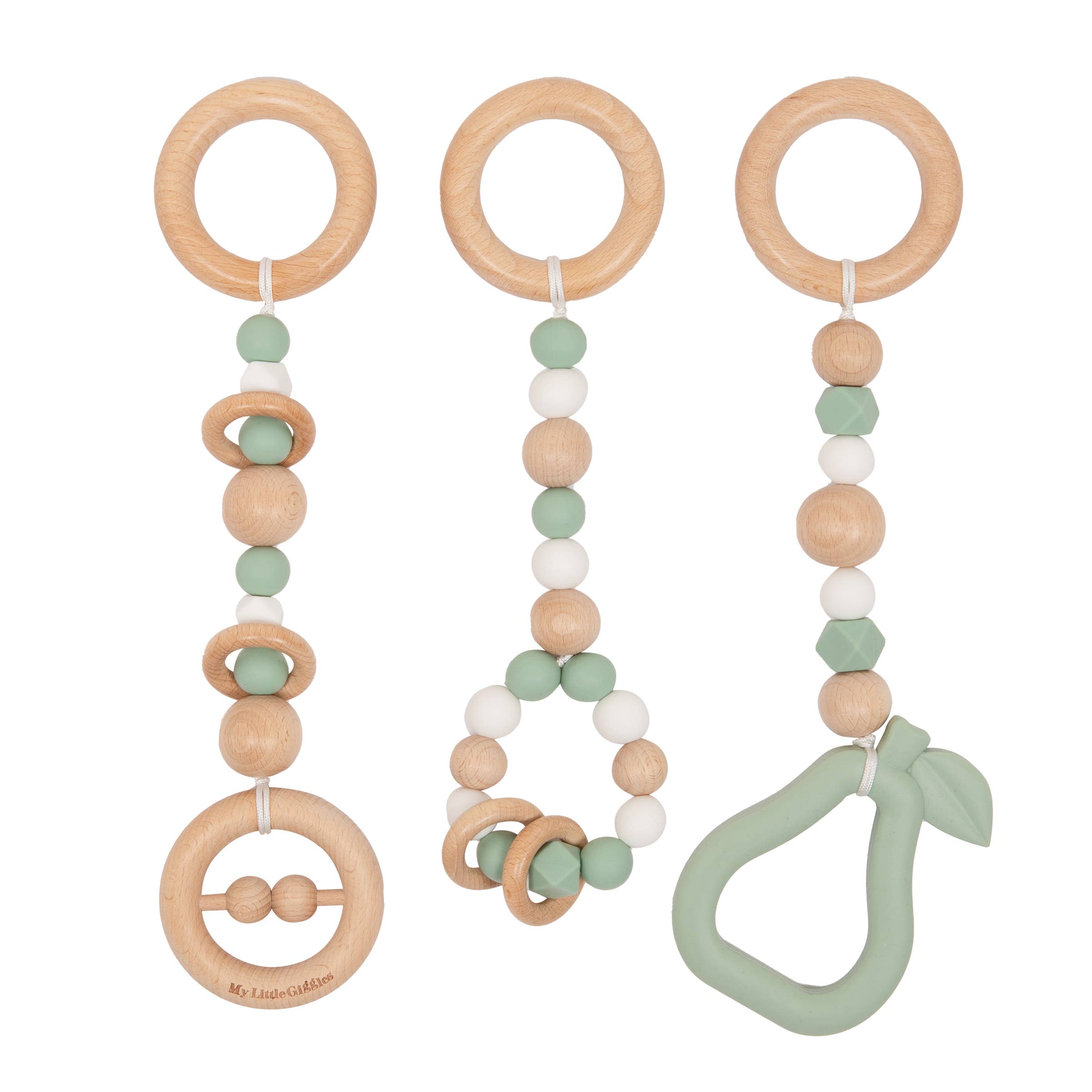 My Little Giggles - Wholesale Wood Toy - Kids - My Little Play Bar & x3 Toy Package – Natural Frame11