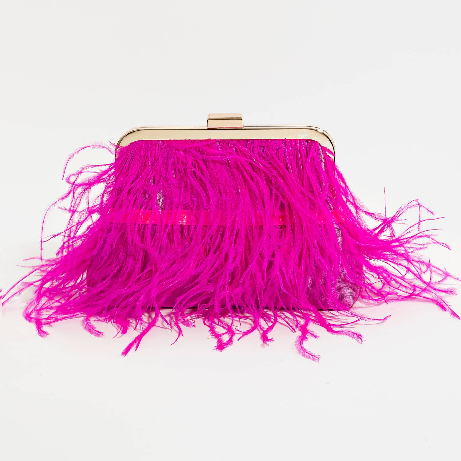 Collections by Fame Accessories - Wholesale Clutch Bag - Women's - Feather Fringe Clutch Bag7