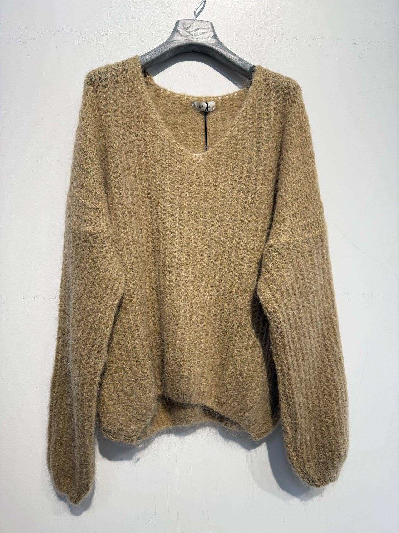 NOELINE - Wholesale Gebreide trui - Kinderen - Oversized trui van 40% kinder mohair17