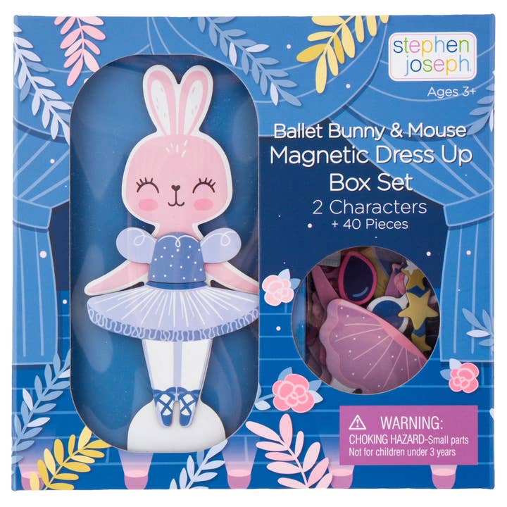 Stephen Joseph Gifts - Wholesale Toy Set - Kids - Magnetic Dress-Up Box Set