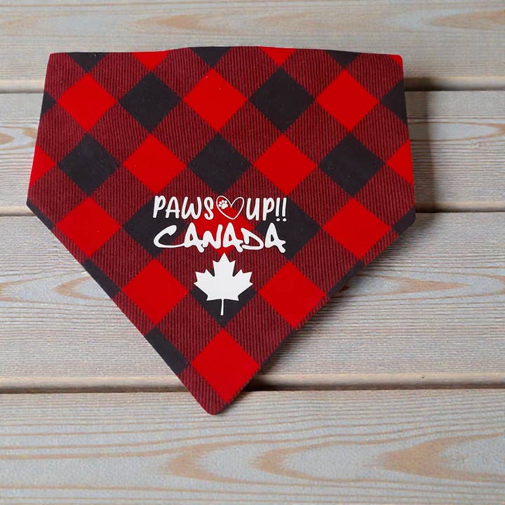 Canadiana "Paws Up" Canada for wholesale by Callies Place Pet Boutique