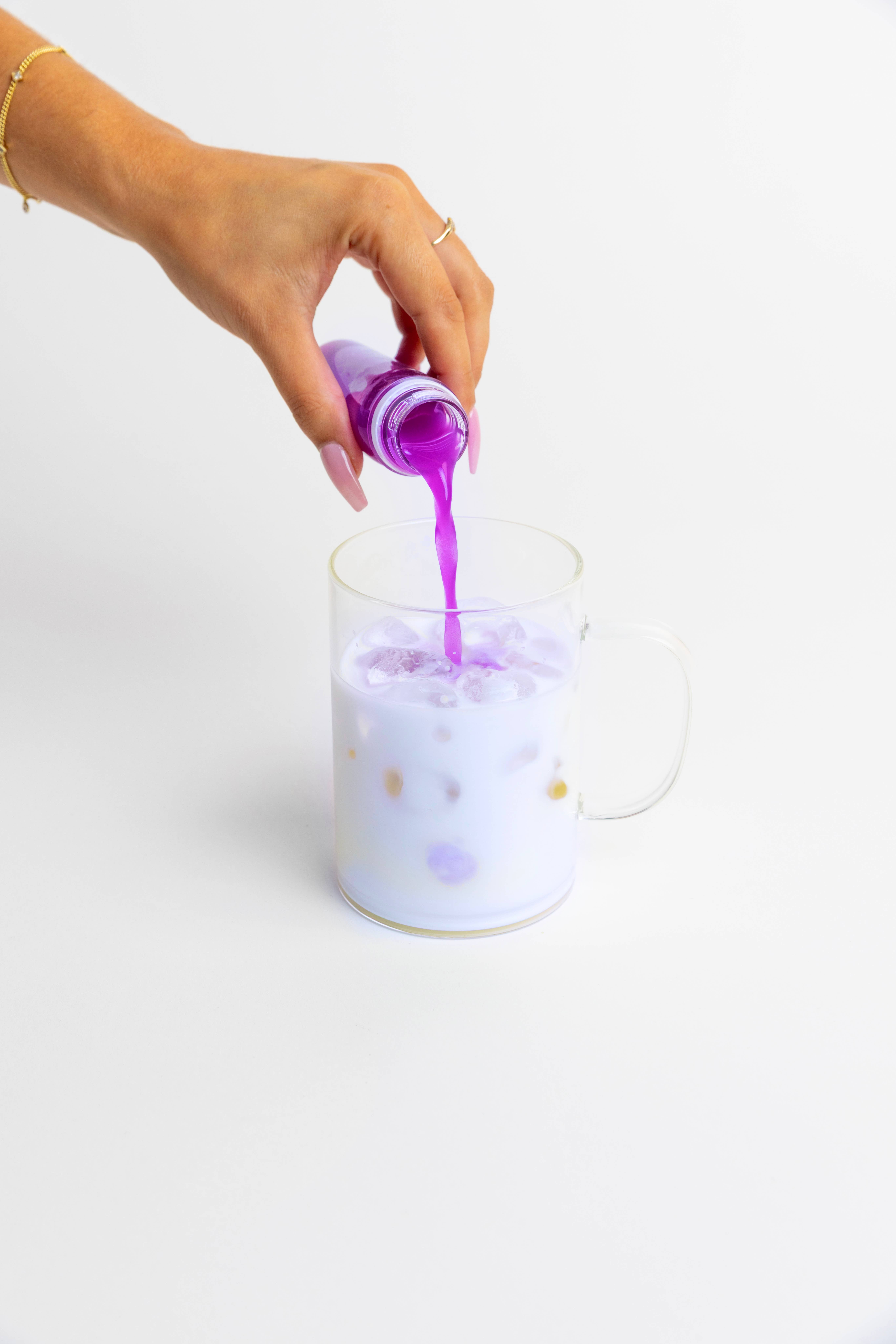 TIGER SHOT - Wholesale Protein/Superfood Powder - PURPLE MATCHA SHOT for lattes (16 Servings)3