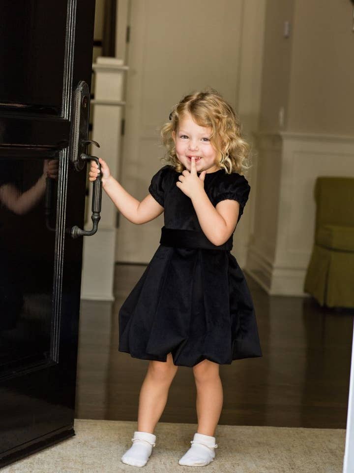 The Elizabeth in Black for wholesale by Tessa James