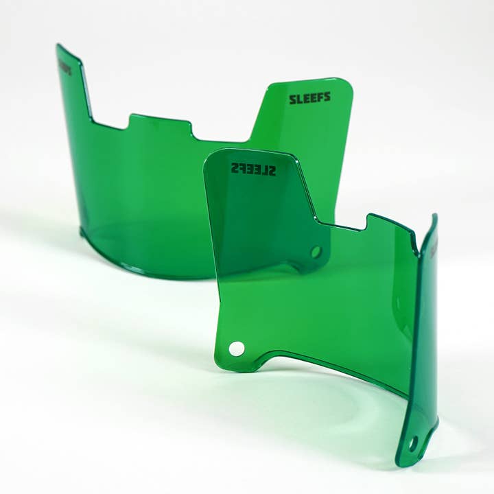 Hue Green Helmet Eye-Shield Visor for wholesale by Sleefs