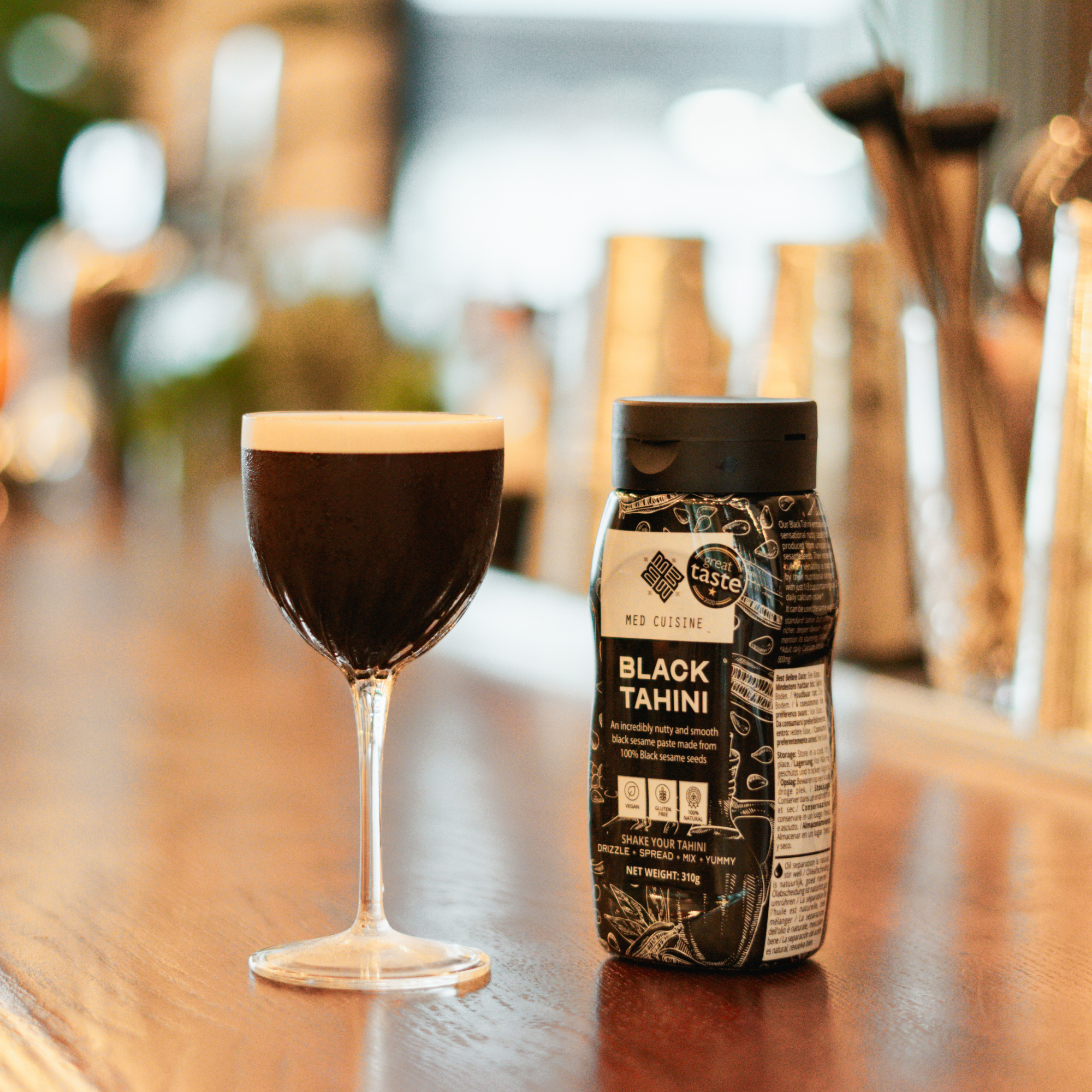 Med Cuisine – wholesale Sauce – Black Tahini - 310GR4