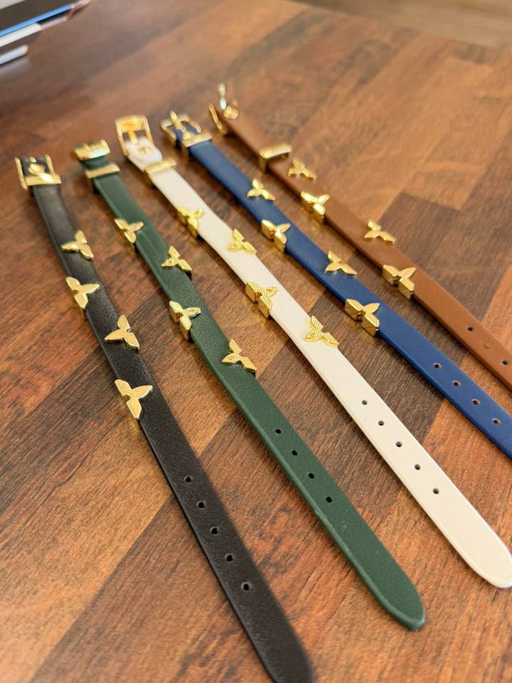 Leather Bracelets for wholesale by OliviaBlair Designs