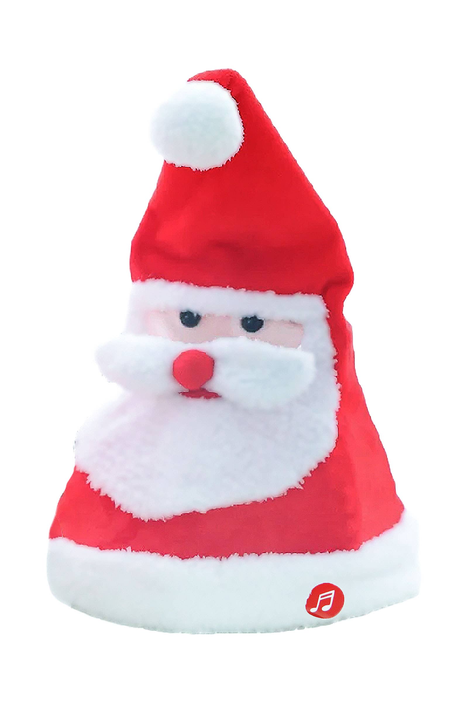 ASSORTED Christmas Music Dancing Led Fuzzy Cone Santa Hat for wholesale on Faire7