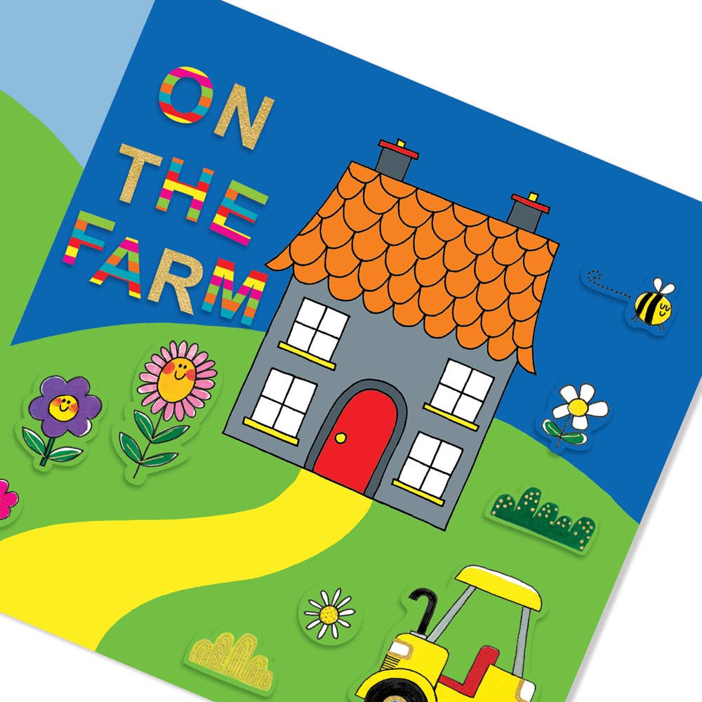 Rachel Ellen Designs – wholesale Sticker – Child & baby – Sticker Scene Activity Books - On The Farm7