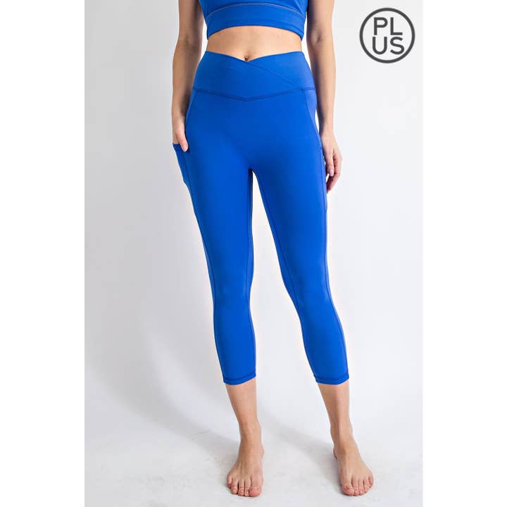 Rae Mode - Wholesale Athletic/Lounge Leggings - Women's - PLUS SIZE V WAIST CAPRI LENGTH LEGGINGS32