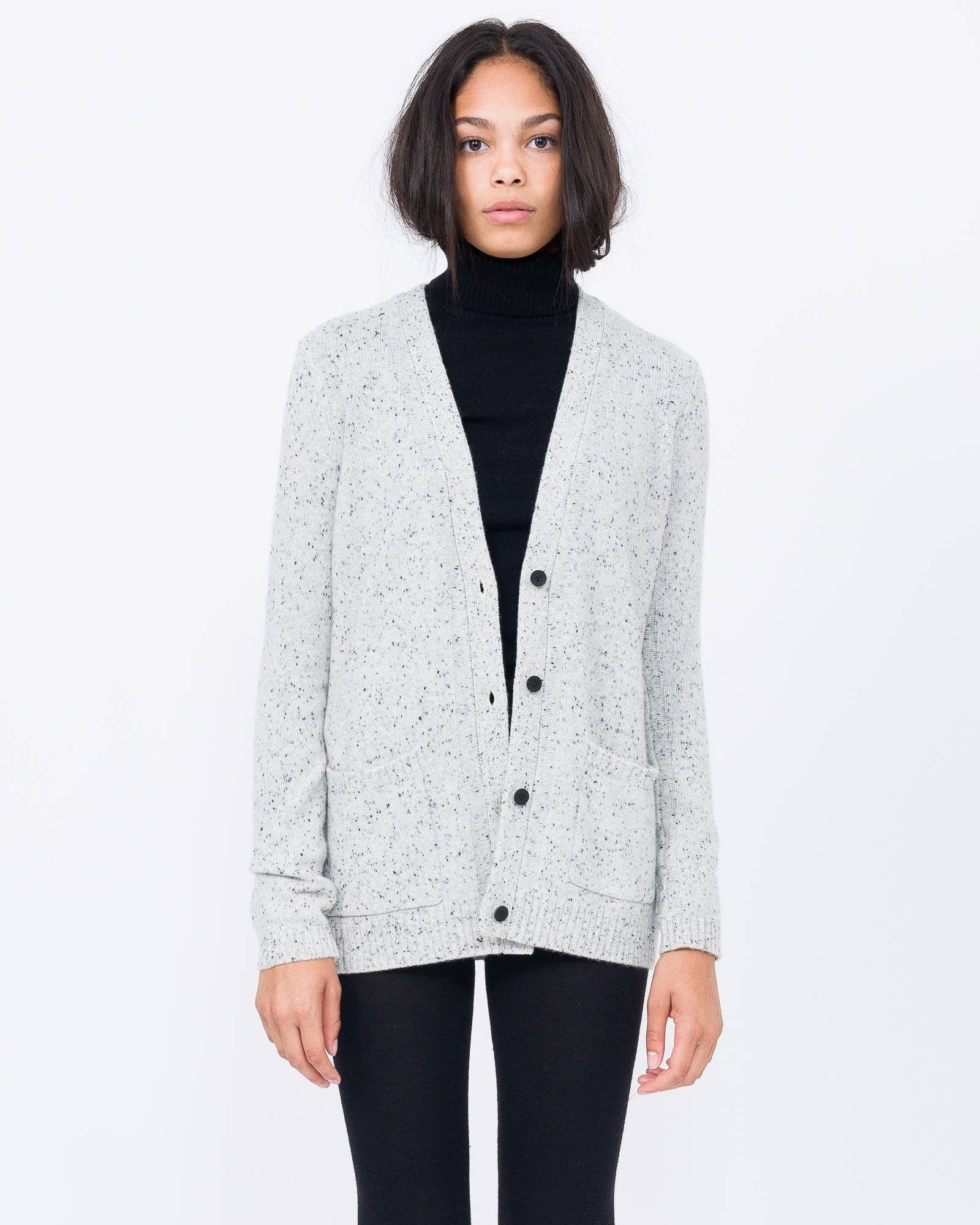 QUINN - Vente Cardigan – femme - Cardigan boyfriend en cachemire Yuna3
