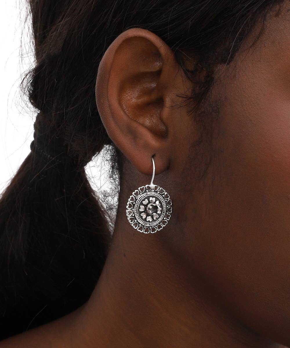 AVENS - Vente Créoles - Boucles d'oreilles en filigrane plaqué argent antique4