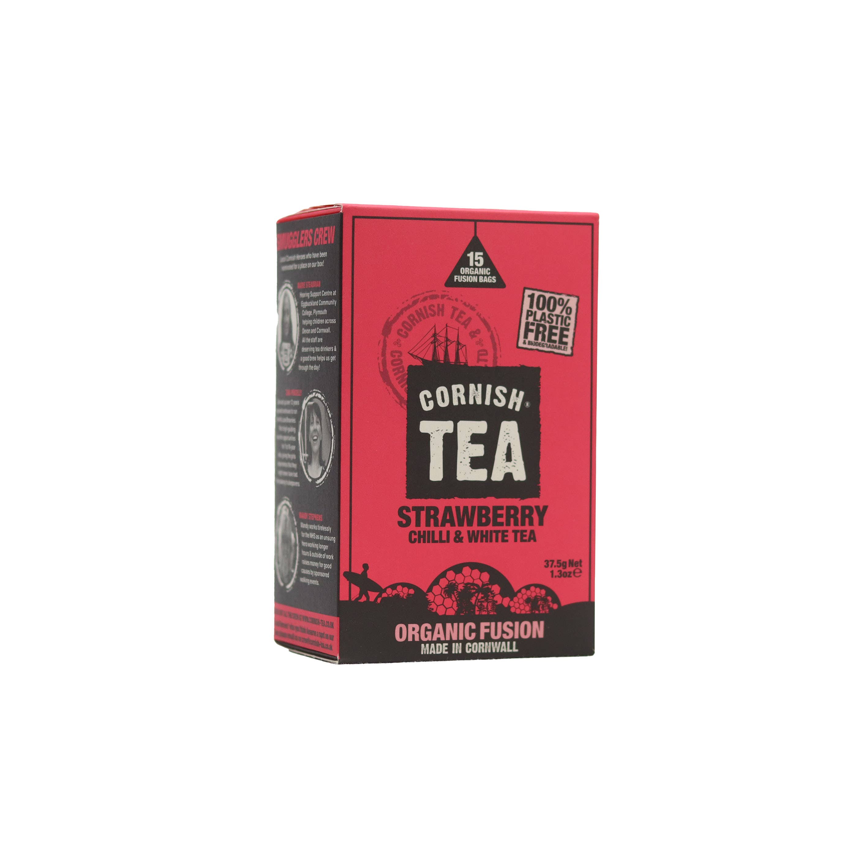 Cornish Tea and Cornish Coffee - Wholesale Theezakjes - 6x 15 Fusions - Aardbei, Spaanse peper en witte thee2